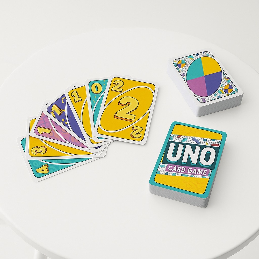 Mattel GAMES UNO Iconic Series 1990s Matching Card Game Retro 50th Anniversary